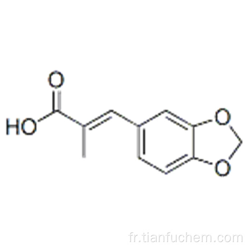 Acide (E) -3- (1,3-benzodioxol-5-yl) -2-méthylprop-2-énoïque CAS 40527-53-5